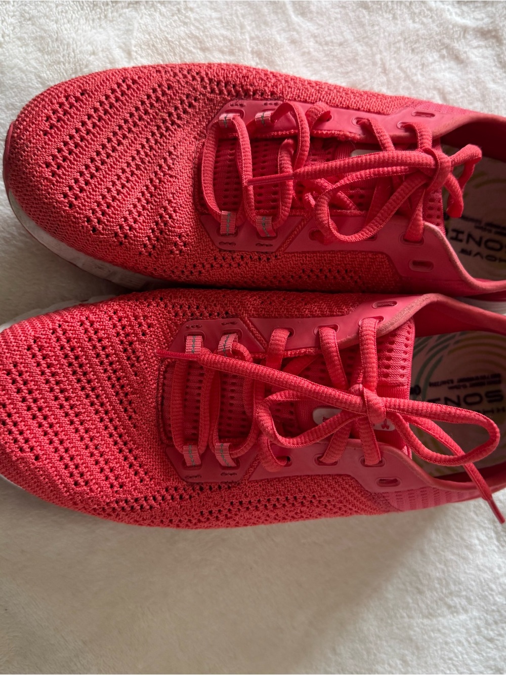 Under Armour Women's Knit Running Sneakers - Coral Pink
